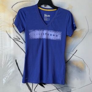 LiveStrong Purple "Hope is not enough" T-shirt